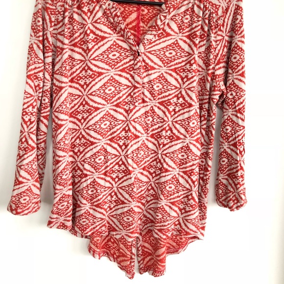 Lucky Brand Boho Tunic Top Shirt - Picture 4 of 8